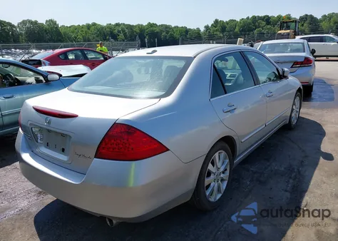 2007 Honda Accord 3.0 Ex из США, поврежденный, VIN 1HGCM66597A094389